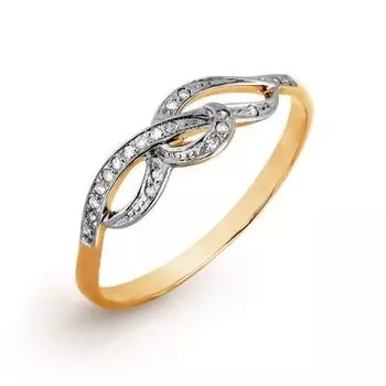 Кольцо с бриллиантами Линии Любви