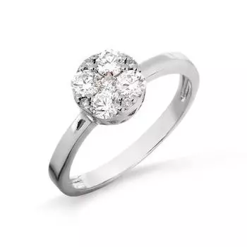 Кольцо с бриллиантами Линии Любви