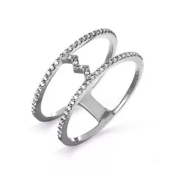 Кольцо с бриллиантами Линии Любви