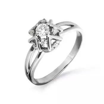 Кольцо с бриллиантами Линии Любви