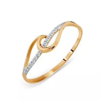 Кольцо с бриллиантами Линии Любви