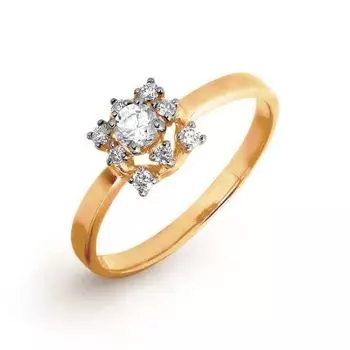 Кольцо с бриллиантами Линии Любви