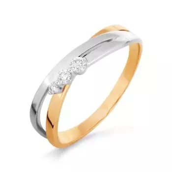 Кольцо с бриллиантами Линии Любви