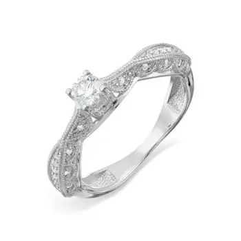 Кольцо с бриллиантами Линии Любви