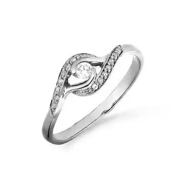 Кольцо с бриллиантами Линии Любви