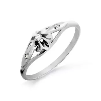 Кольцо с бриллиантами Линии Любви