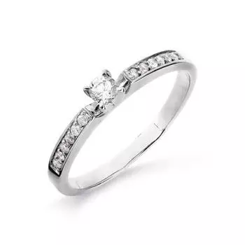 Кольцо с бриллиантами Линии Любви