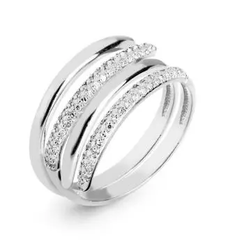 Кольцо с бриллиантами Линии Любви