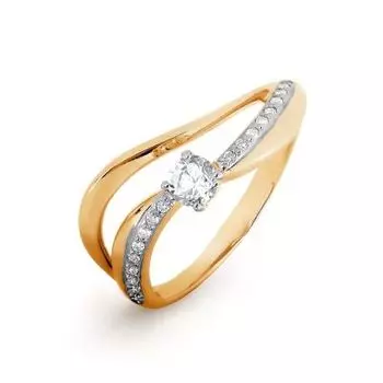 Кольцо с бриллиантами Линии Любви