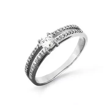 Кольцо с бриллиантами Линии Любви