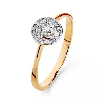 Кольцо с бриллиантами Линии Любви