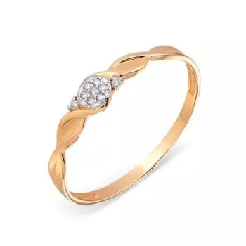 Кольцо с бриллиантами Линии Любви