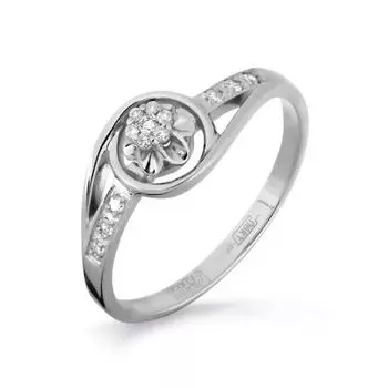 Кольцо с бриллиантами Линии Любви