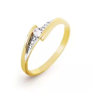 Кольцо с бриллиантами Линии Любви