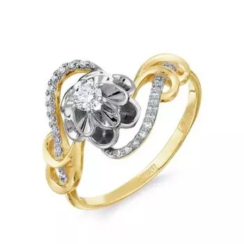 Кольцо с бриллиантами Линии Любви