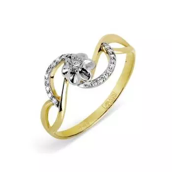 Кольцо с бриллиантами Линии Любви