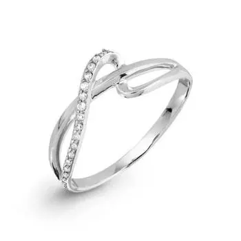 Кольцо с бриллиантами Линии Любви