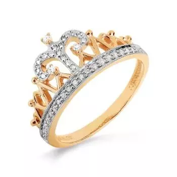 Кольцо с бриллиантами Линии Любви