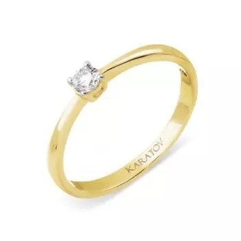 Кольцо с бриллиантами Линии Любви