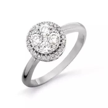 Кольцо с бриллиантами Линии Любви