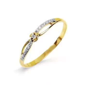 Кольцо с бриллиантами Линии Любви