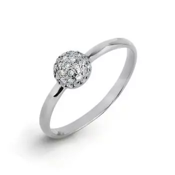 Кольцо с бриллиантами Линии Любви