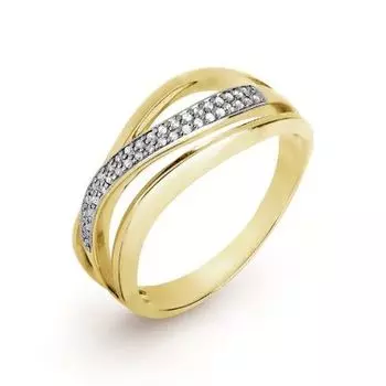 Кольцо с бриллиантами Линии Любви