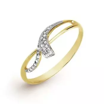 Кольцо с бриллиантами Линии Любви