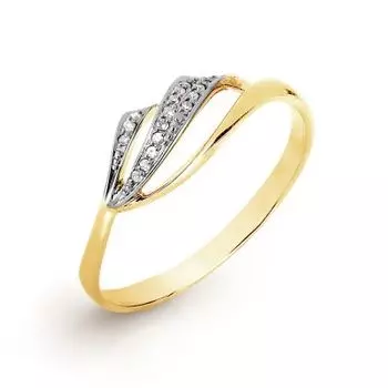 Кольцо с бриллиантами Линии Любви