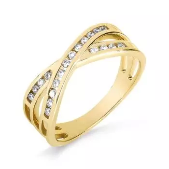 Кольцо с бриллиантами Линии Любви