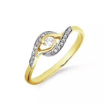 Кольцо с бриллиантами Линии Любви