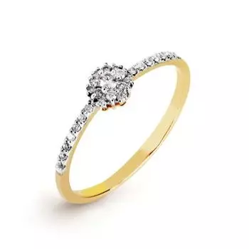 Кольцо с бриллиантами Линии Любви