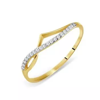 Кольцо с бриллиантами Линии Любви