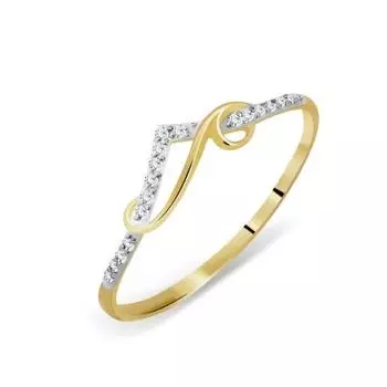 Кольцо с бриллиантами Линии Любви