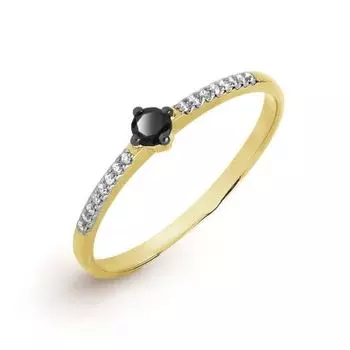 Кольцо с бриллиантами Линии Любви