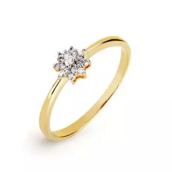 Кольцо с бриллиантами Линии Любви