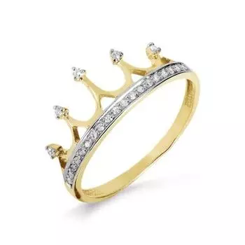 Кольцо с бриллиантами Линии Любви