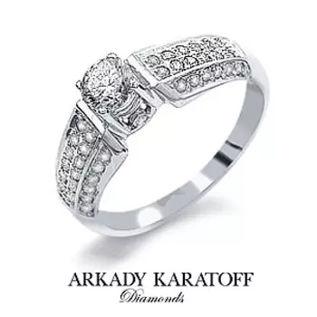 Кольцо с бриллиантами Линии Любви