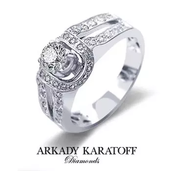 Кольцо с бриллиантами Линии Любви