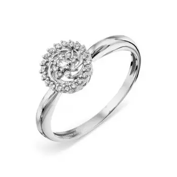 Кольцо с бриллиантами Линии Любви