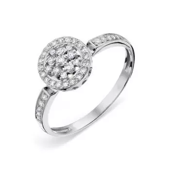 Кольцо с бриллиантами Линии Любви