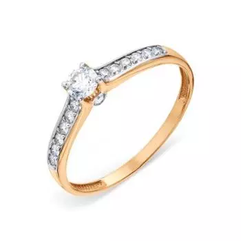 Кольцо с бриллиантами Линии Любви