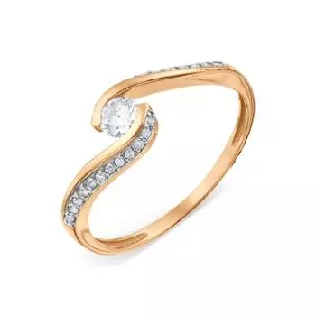 Кольцо с бриллиантами Линии Любви