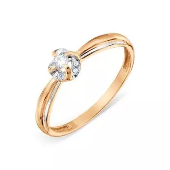 Кольцо с бриллиантами Линии Любви