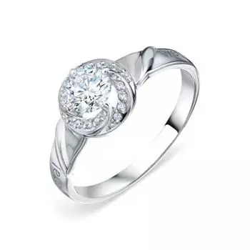 Кольцо с бриллиантами Линии Любви