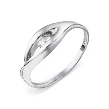 Кольцо с бриллиантом Линии Любви