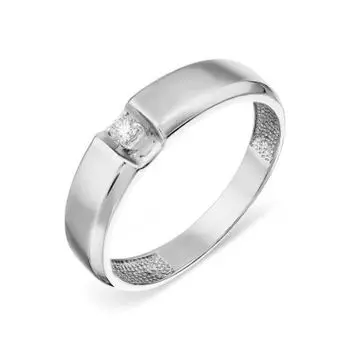 Кольцо с бриллиантом Линии Любви