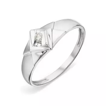 Кольцо с бриллиантом Линии Любви