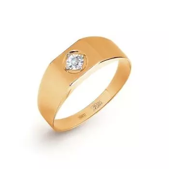 Кольцо с бриллиантом Линии Любви