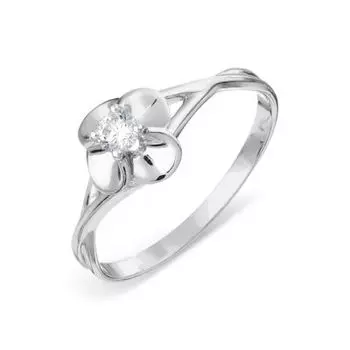 Кольцо с бриллиантом Линии Любви